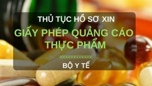 Tư vấn đăng ký xin giấy phép quảng cáo thực phẩm