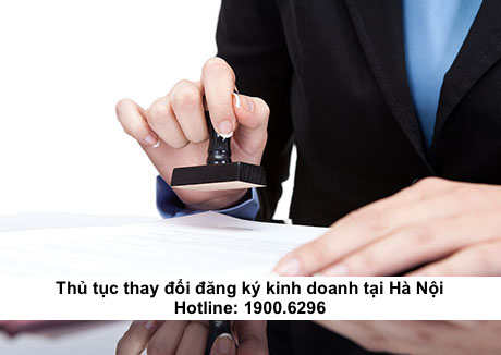 Thủ tục thay đổi đăng ký kinh doanh tại Hà Nội